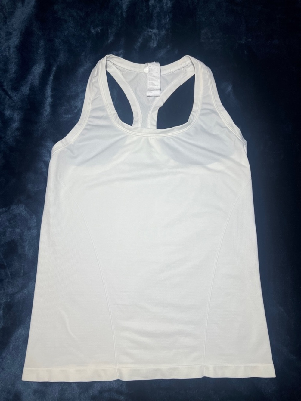 Fabletics White Racerback Tank - Performance Active Top